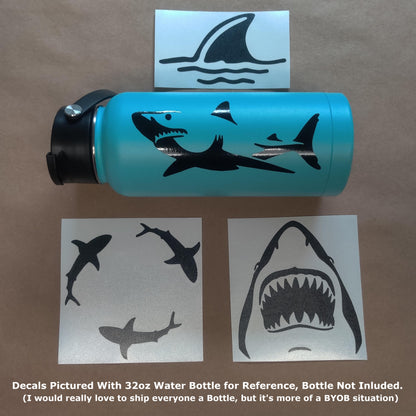 Shark Decal 4 Pack