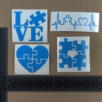 Autism Awareness Decal 4 Pack