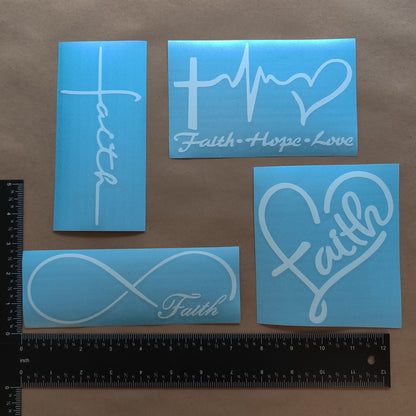 Faith Decal 4-Pack