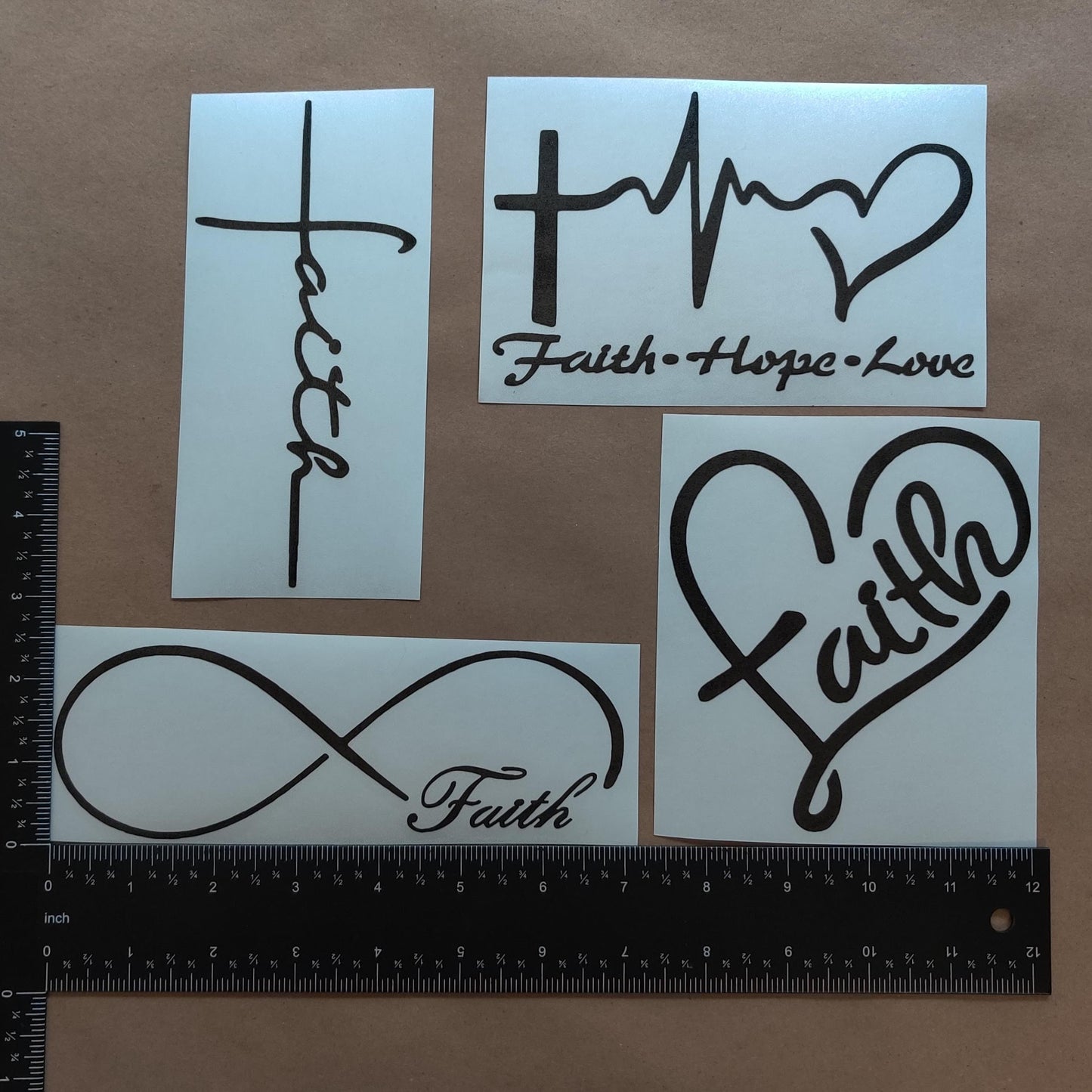 Faith Decal 4-Pack