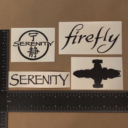 Firefly Logo(s) Decal 4 Pack