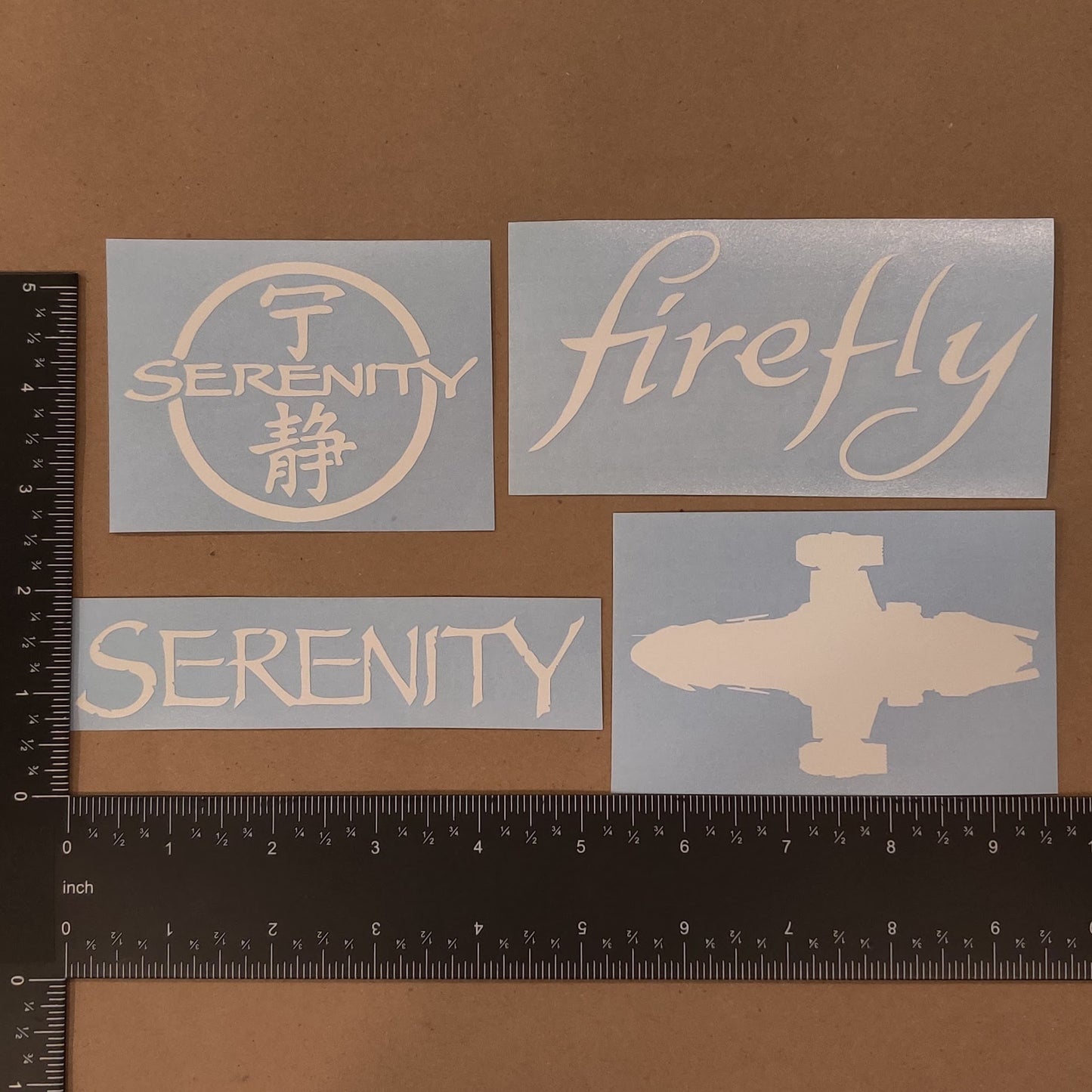 Firefly Logo(s) Decal 4 Pack