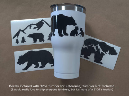 Bear Decal 4-Pack