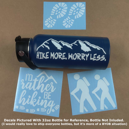 Hiking Decal 4-Pack