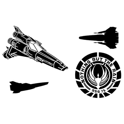 Battlestar Galactica Colonial Viper Decals