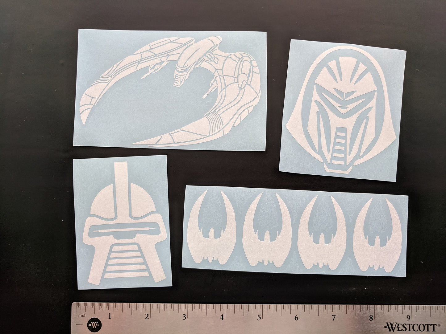 Battlestar Galactica Cylon Raider Centurion Decals