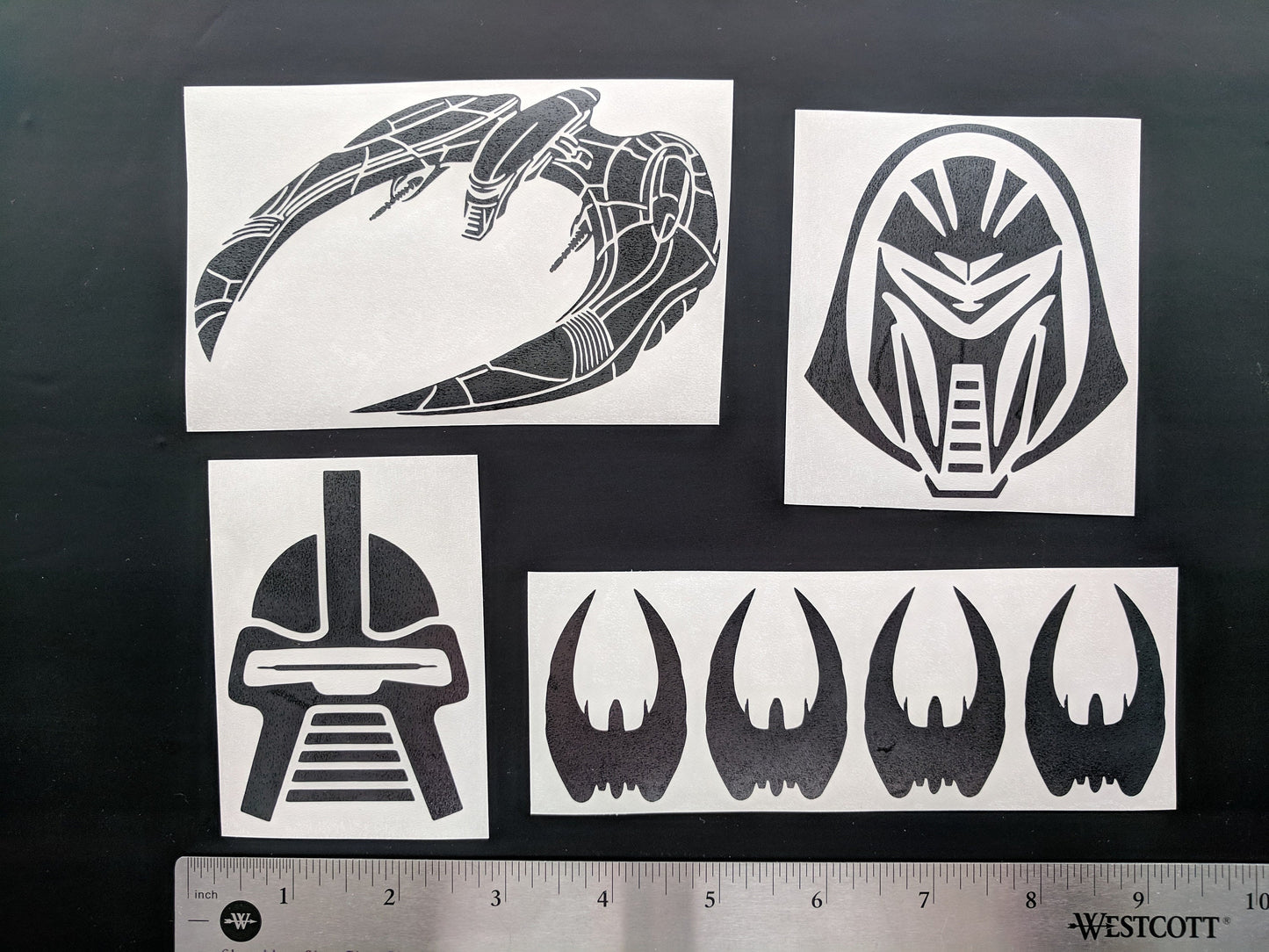 Battlestar Galactica Cylon Raider Centurion Decals