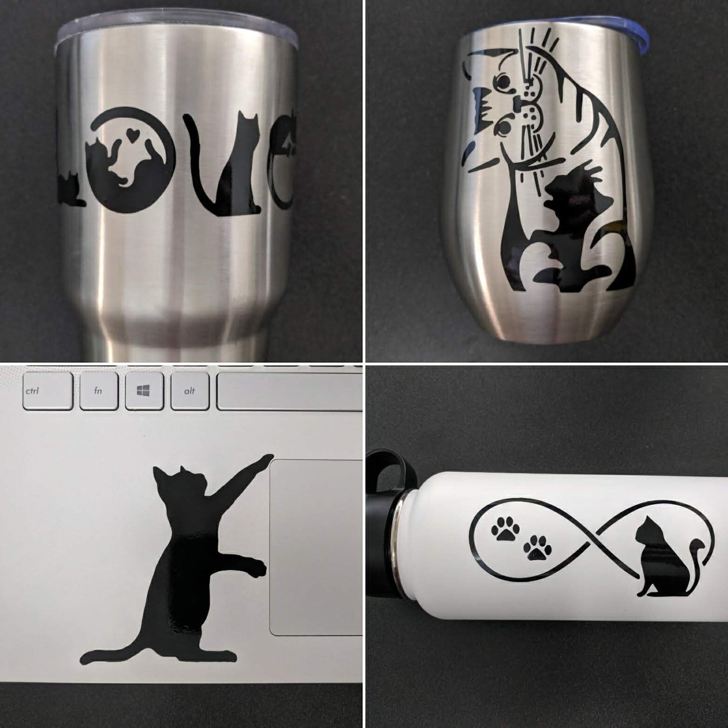 Cat Decal 4 Pack