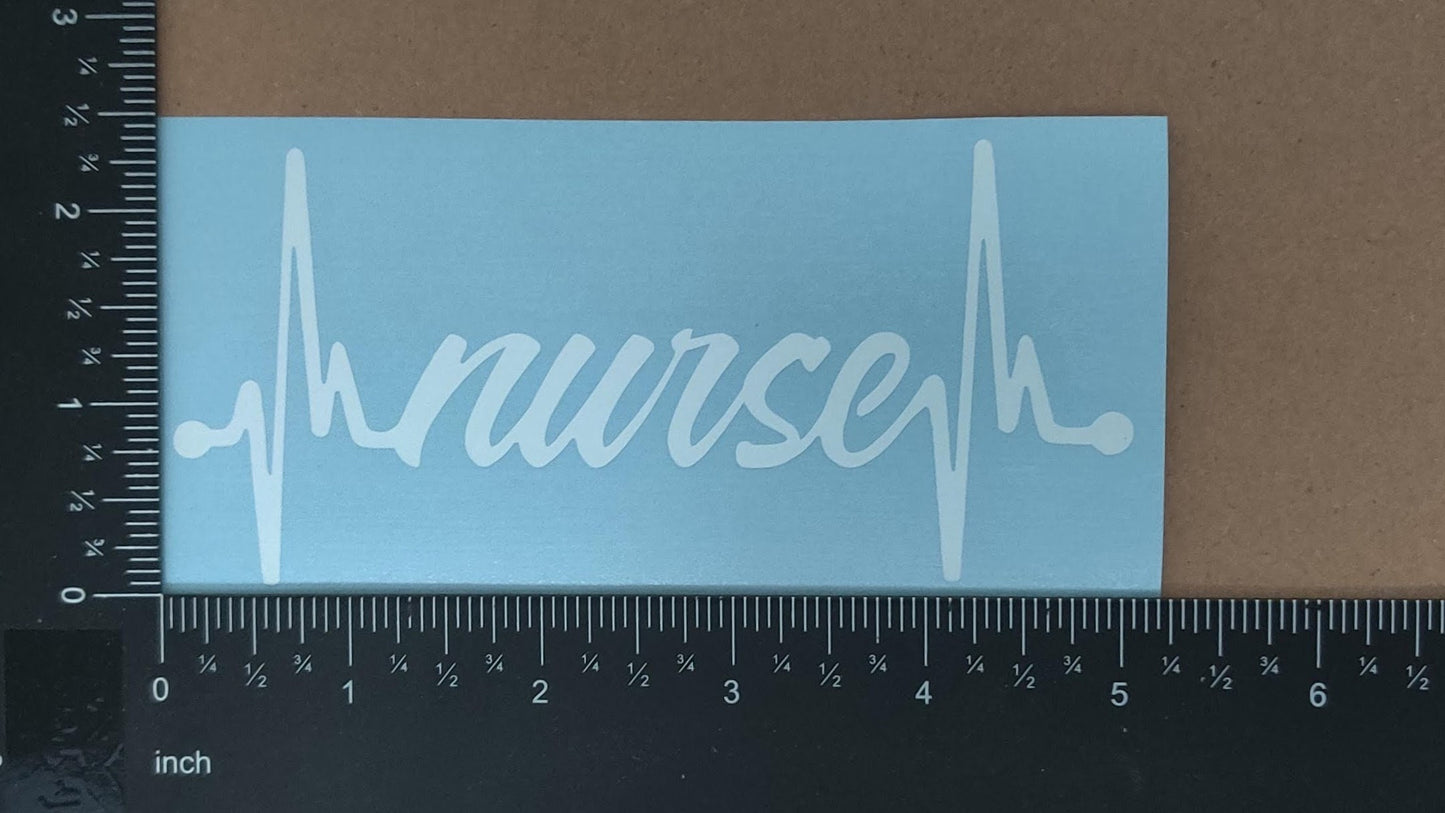 Nurse RN Decals 4 pack