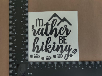 Hiking Decal 4-Pack