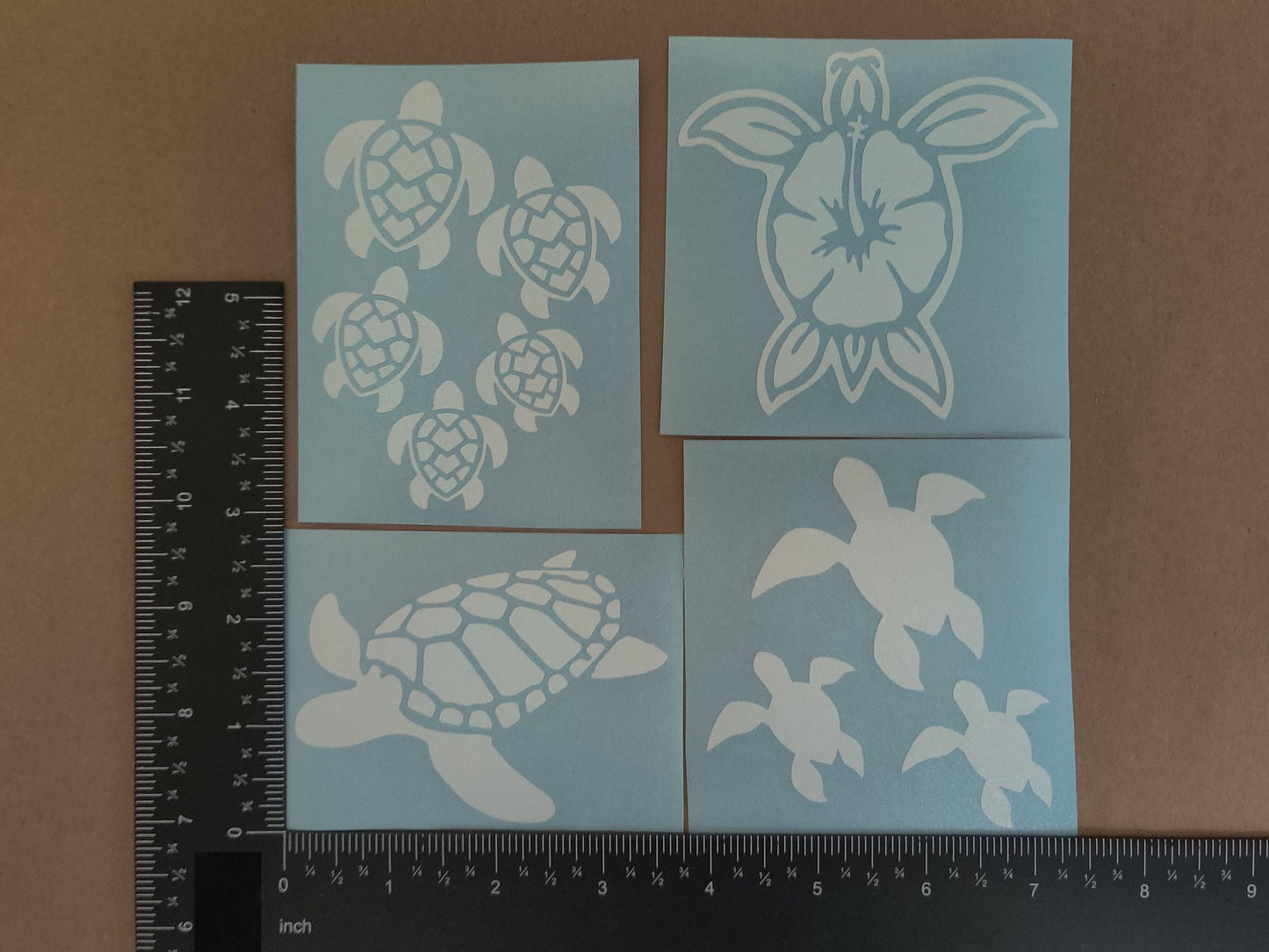 SeaTurtles Decals 4 pack