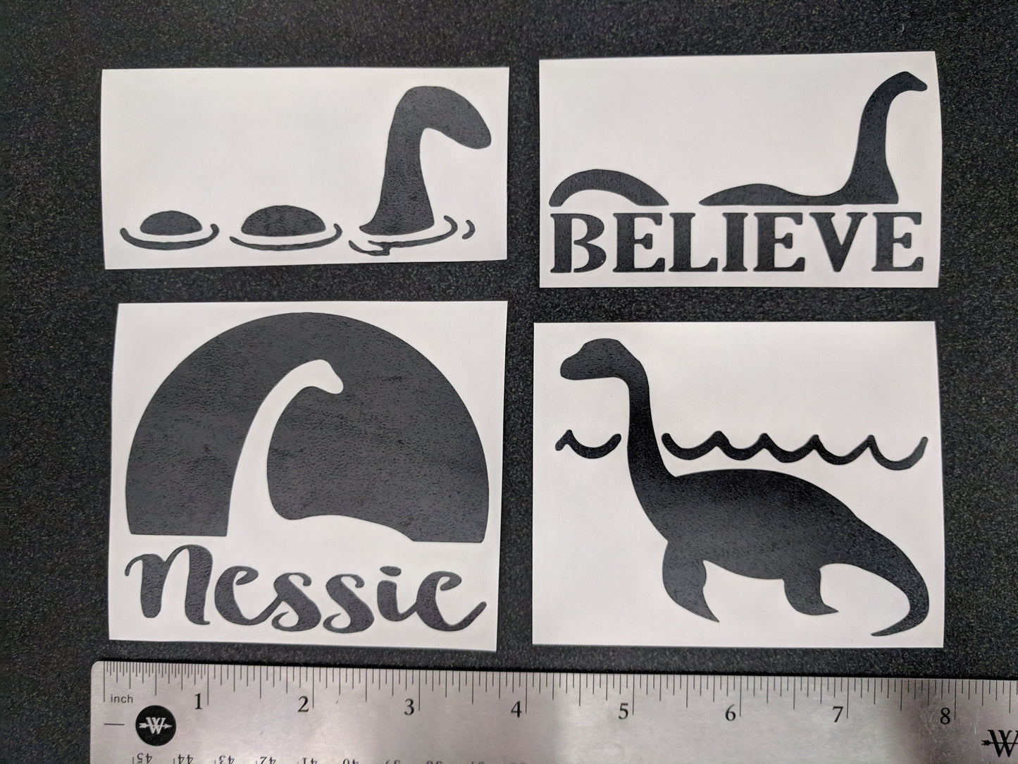 Loch Ness Decal 4 pack