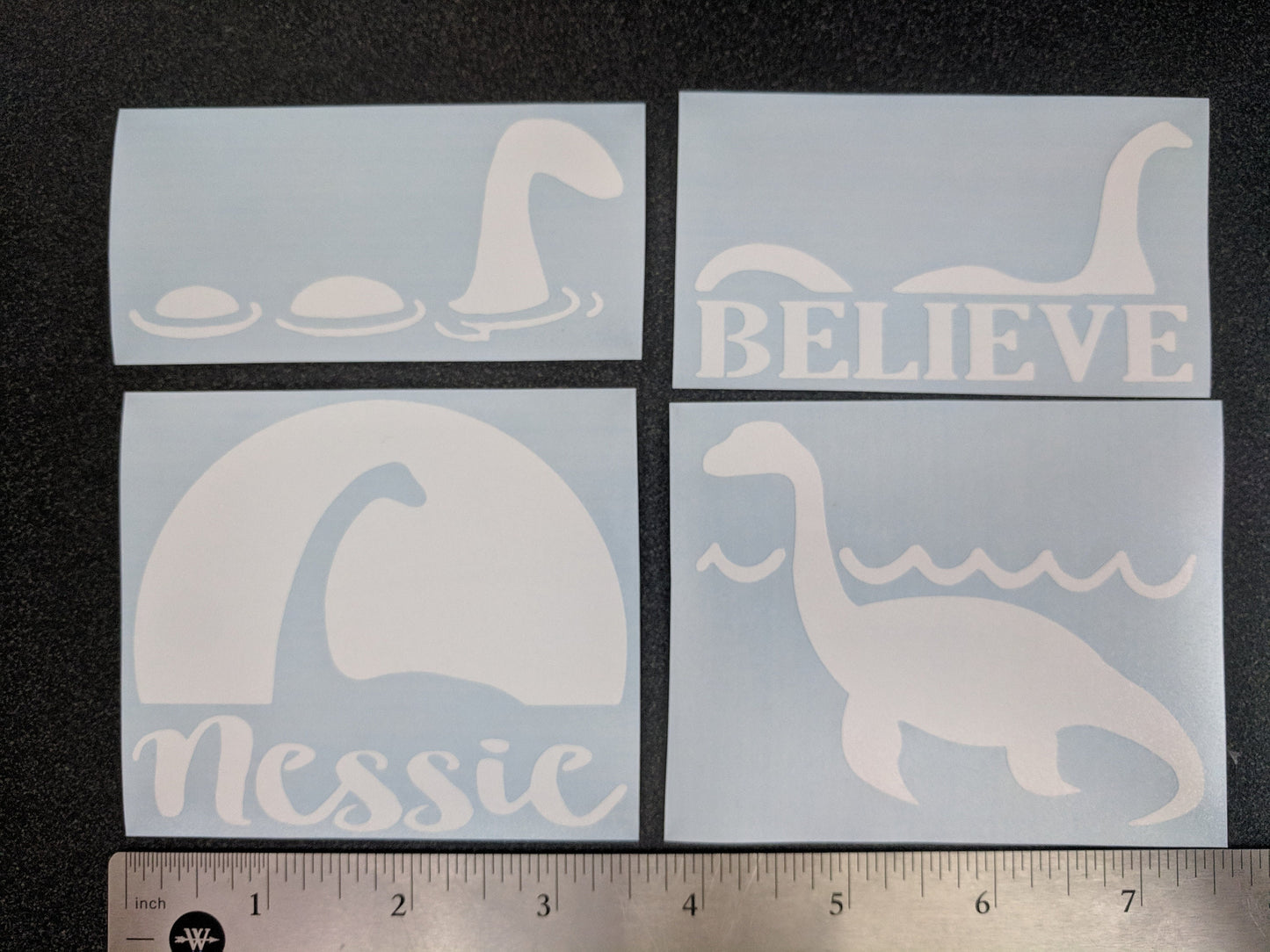 Loch Ness Decal 4 pack