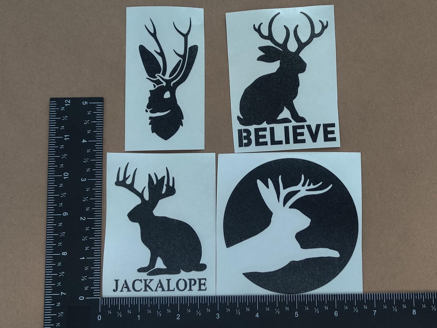 Jackalope Decal 4 pack