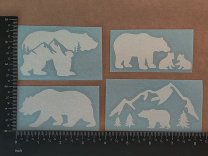 Bear Decal 4-Pack