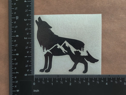 Wolf Decal 4-Pack