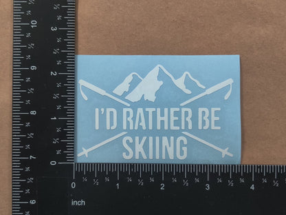 Skiing Decal 4 Pack