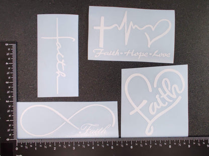 Faith Decal 4-Pack