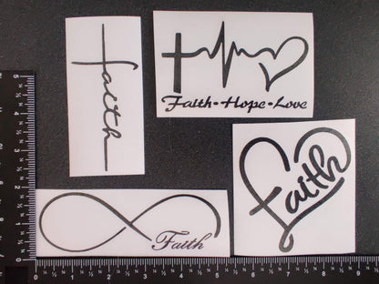 Faith Decal 4-Pack