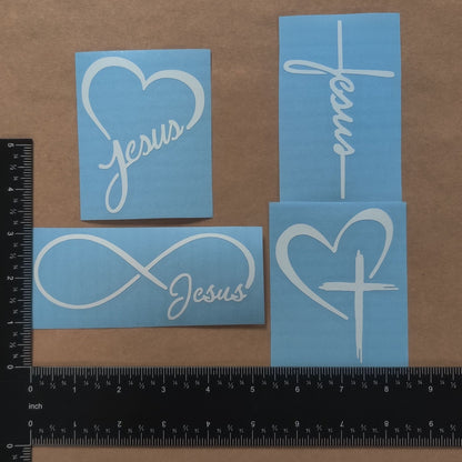 Jesus Decal 4-Pack