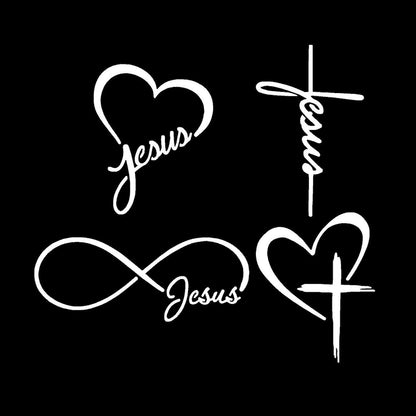 Jesus Decal 4-Pack